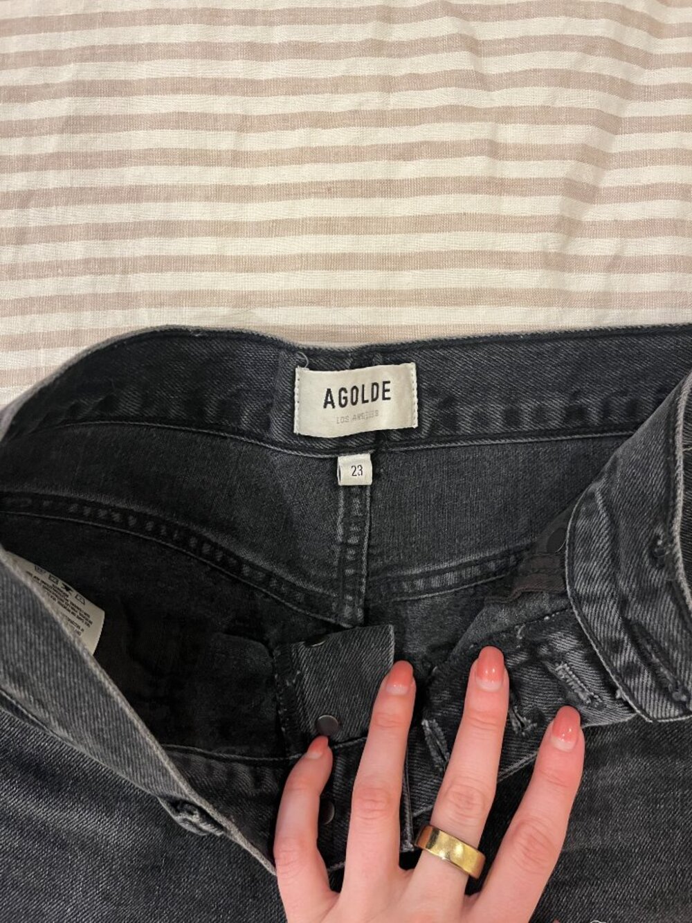 Agolde Parker Long Short - Picture 4 of 5